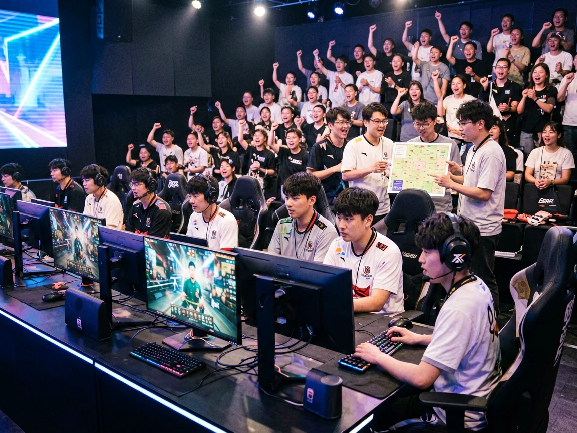 电竞赛事开赛现场ESLProLeague